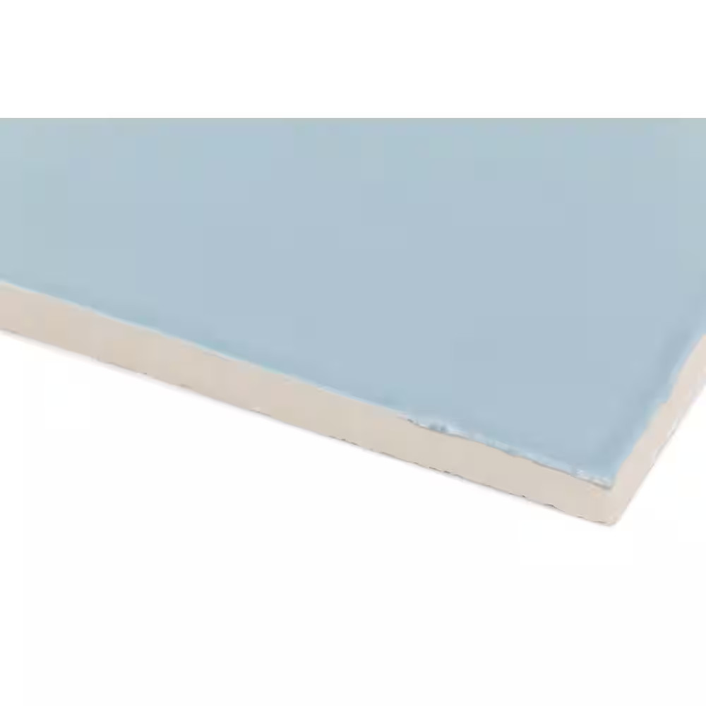 Strait Blue 3 In. X 12 In. 8 Mm Matte Ceramic Subway Wall Tile (22-Piece 5.38 Sq
