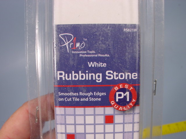 *Primo RS821W Rubbing Stone Used to Smooth Rough Edges on Cut Tile and Stone