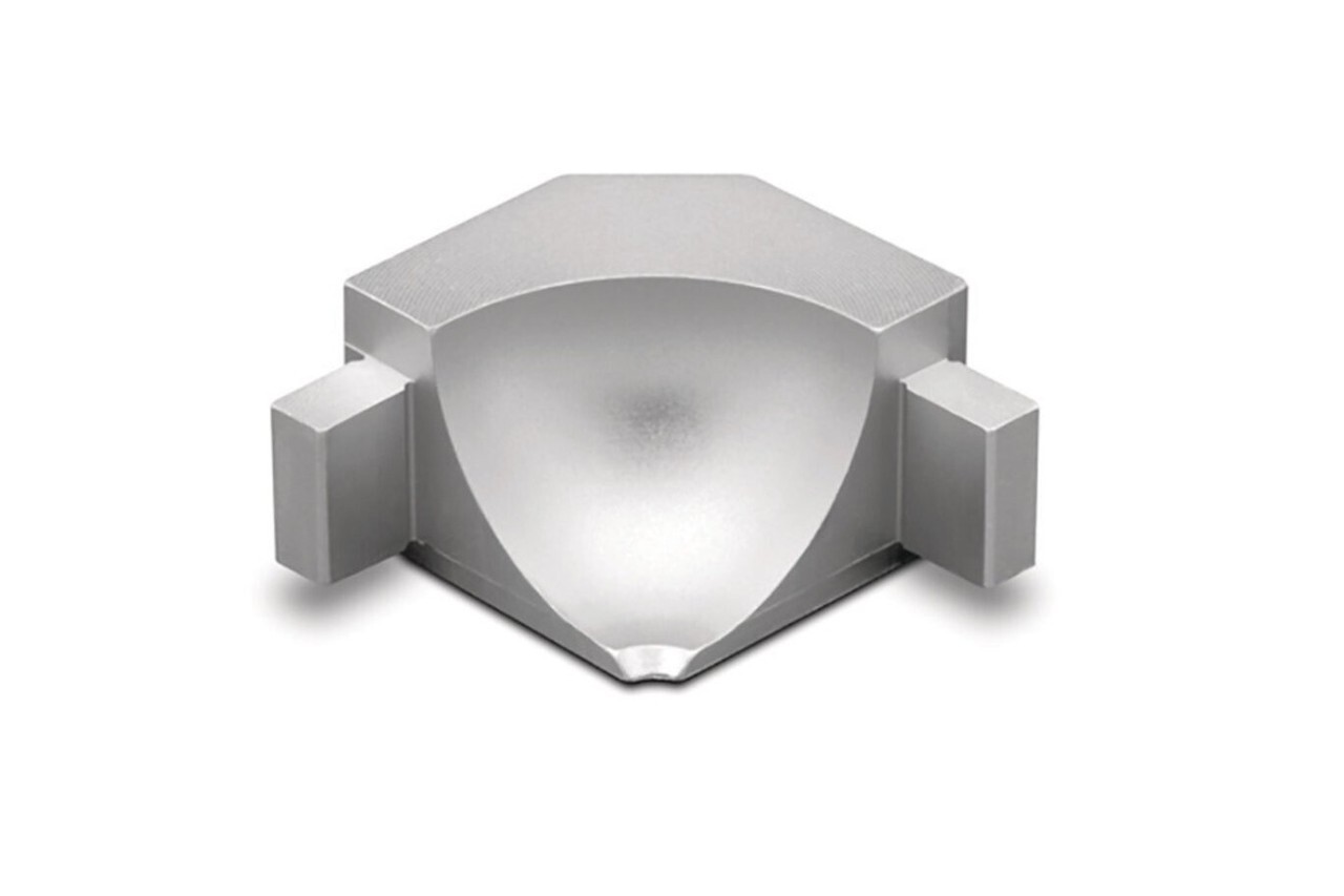 Schluter DILEX-AHKA 90° Inside Corner – Satin Anodized Aluminum