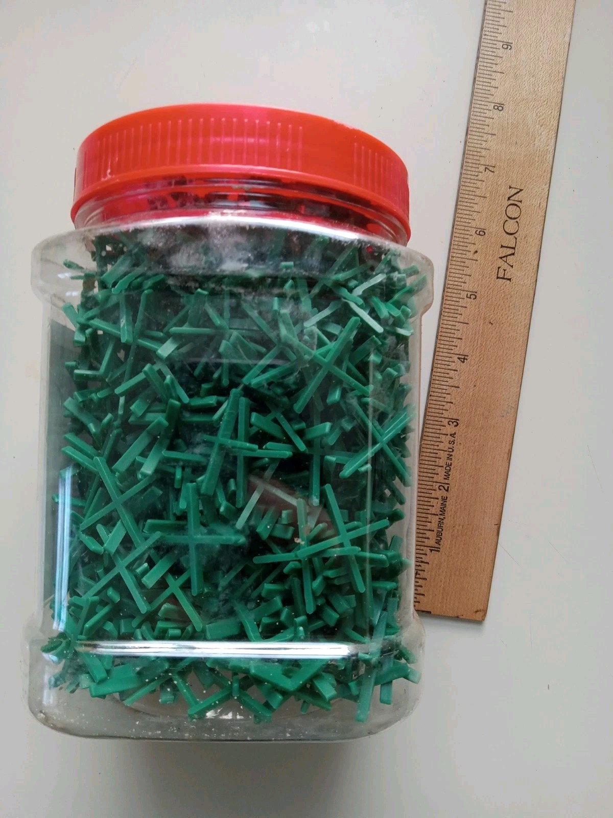 1000 Pieces Gold Blatt Hard Plastic Spacers 1/16″ GO2335