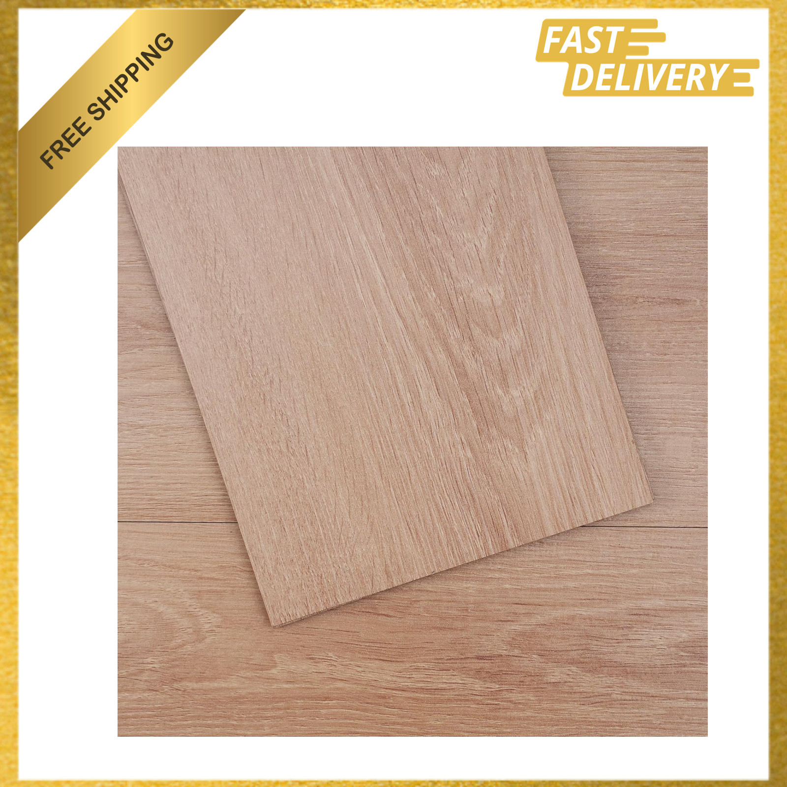 Self Adhesive Vinyl Floor Tiles 36 x 6 Inch 2.5mm Thick Peel and Stick Home