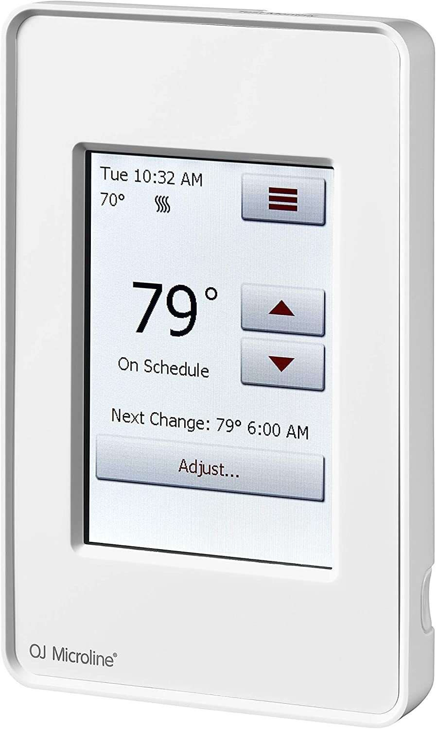 OJ Microline UDG4-4999 Programmable Floor Heating Thermostat with Class A GFCI