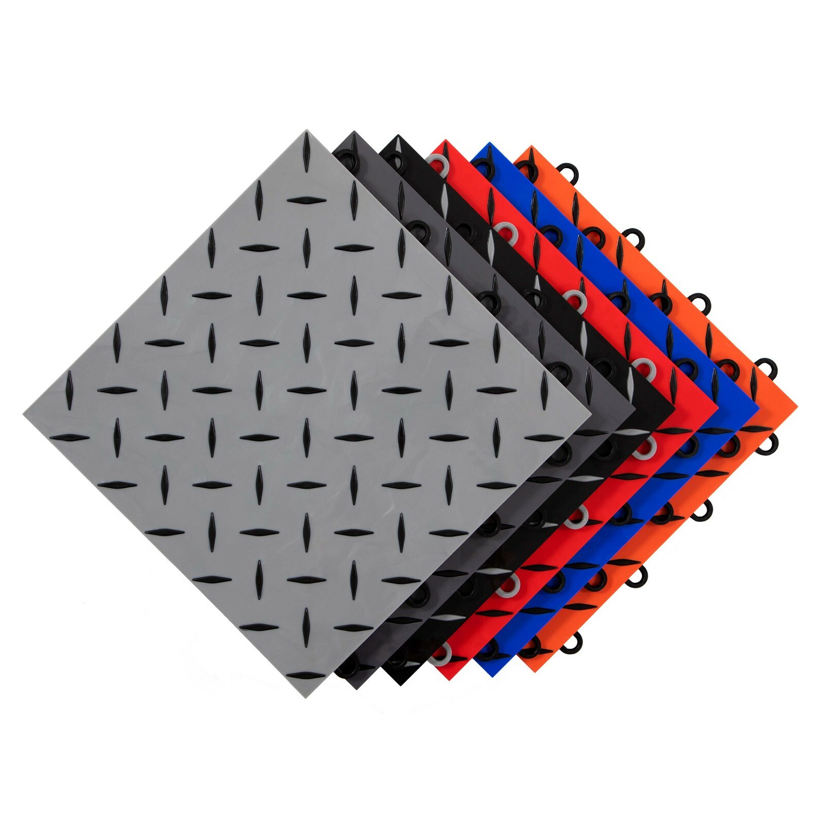 FlooringInc Nitro Pro Interlocking Garage Floor Tiles 12″x12″,40 Pack,40 sqft