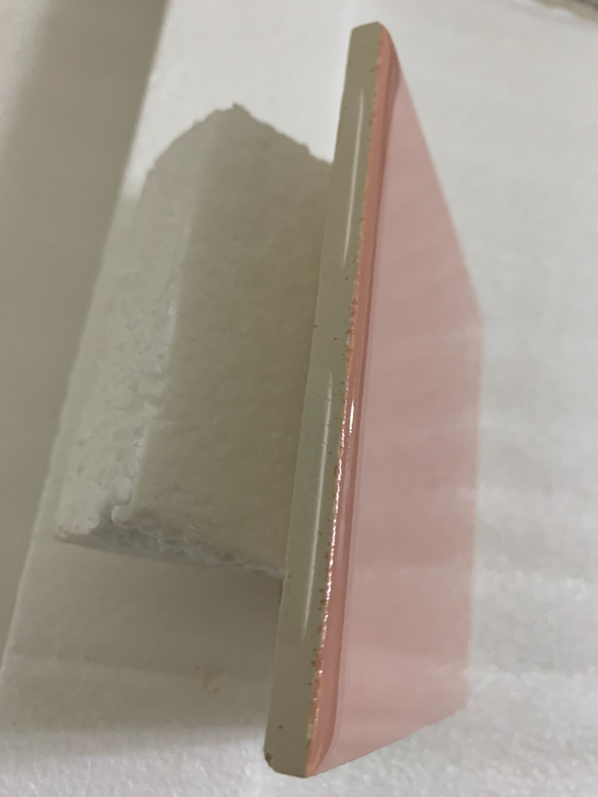 NEW VINTAGE FLORIDA CERAMIC 4 3/8″X 4 3/8″ BERMUDA CORAL STONE GLOSS