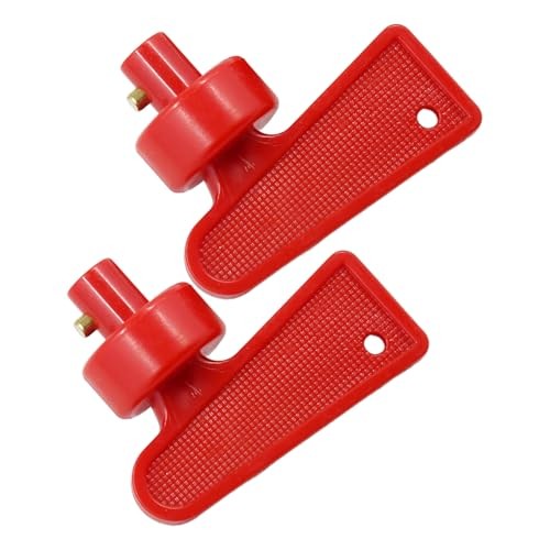 2PCS Battery Disconnect Switch Spare Keys Compatible with Car RV ATV Truck