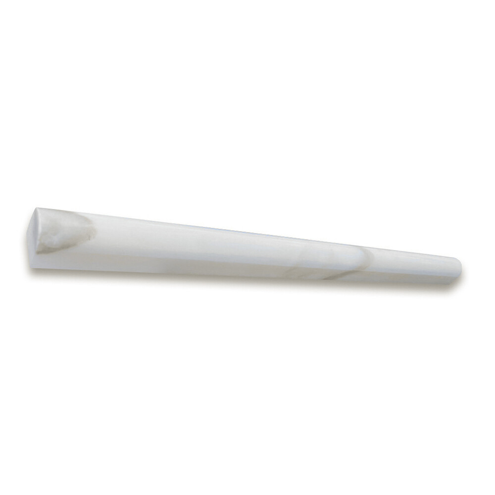 G18P Calacatta Gold Calcutta Marble 3/4×12 Pencil Liner Trim Molding Polish