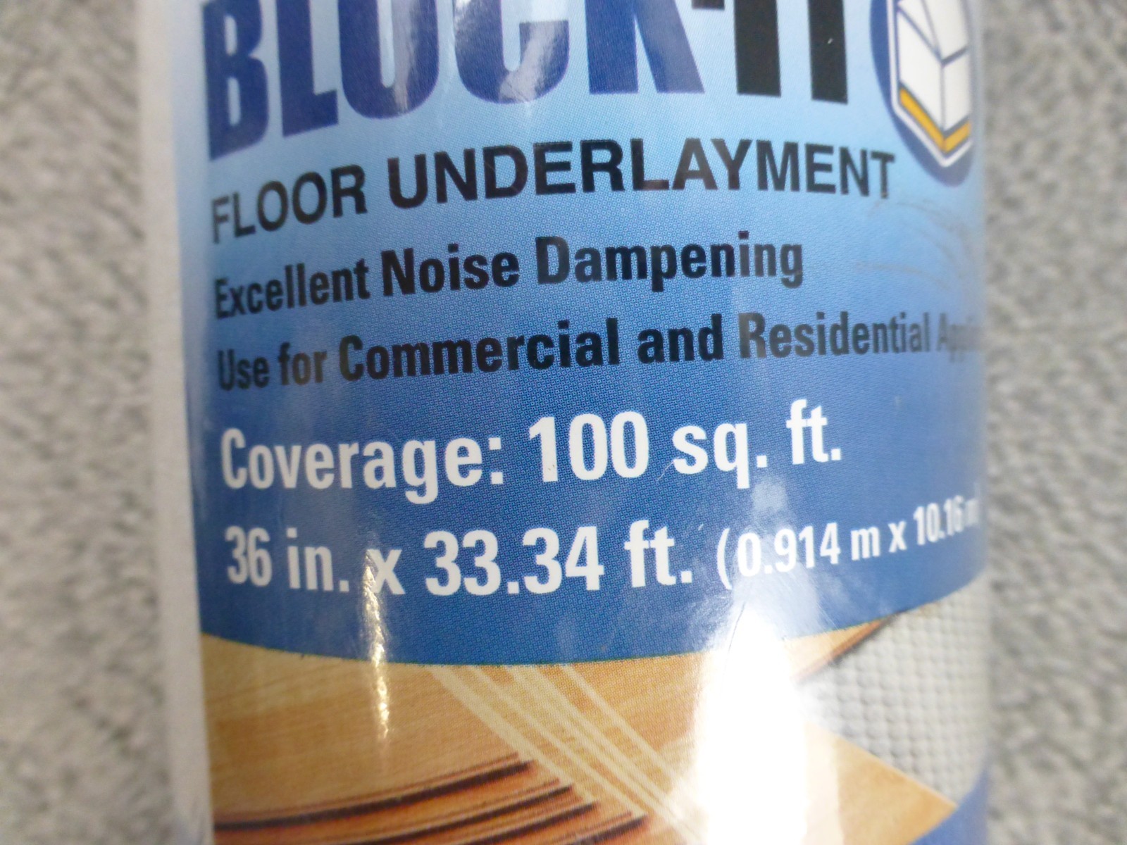 Vapor Barrier Flooring Underlayment for Laminate Floor 100sf NEW