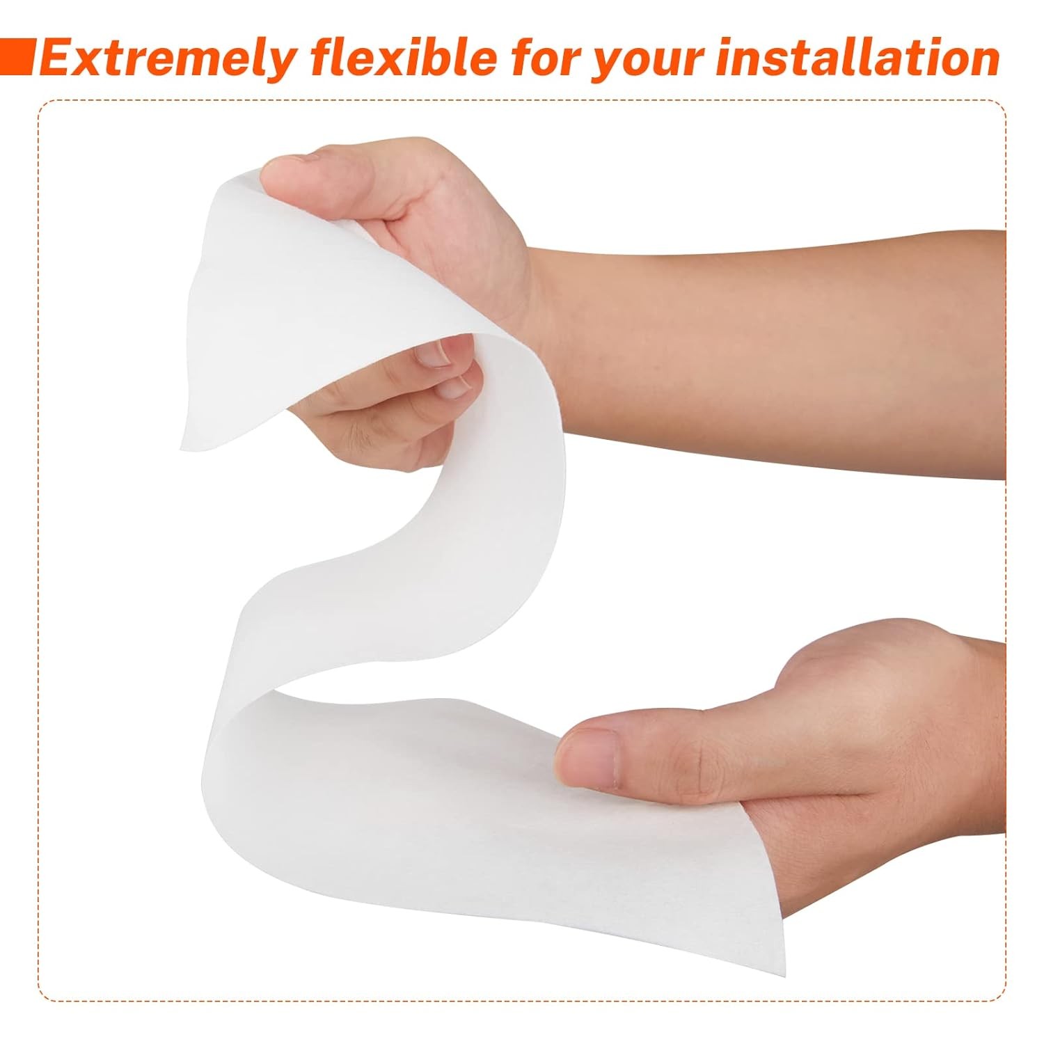 One Sight Waterproofing Membrane Fabric, 6 Inch X 75 Foot Roll white