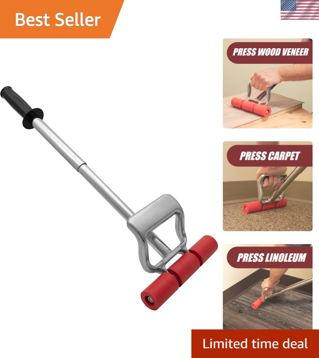 Durable Heavy Duty Floor & Wall Roller – 7.5″ Wide for Various Applications