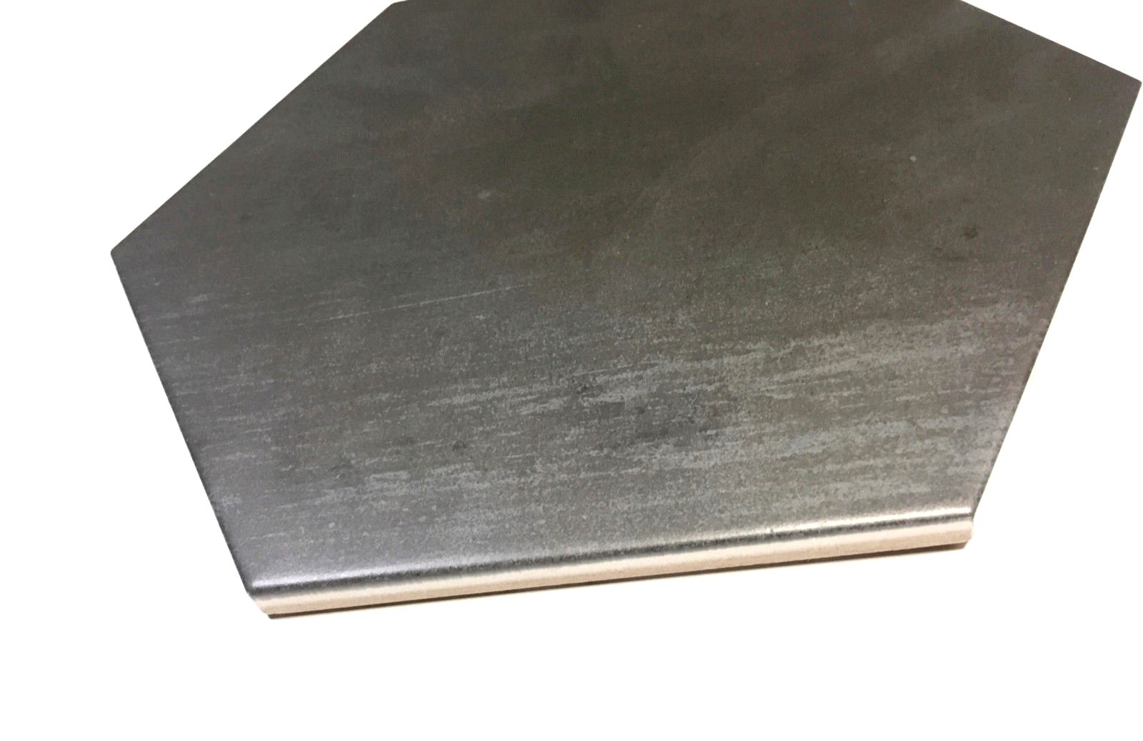 10.2 x11.4 Mama Mia Hexagon Graphite Porcelain Floor Tile (1 PIECE)
