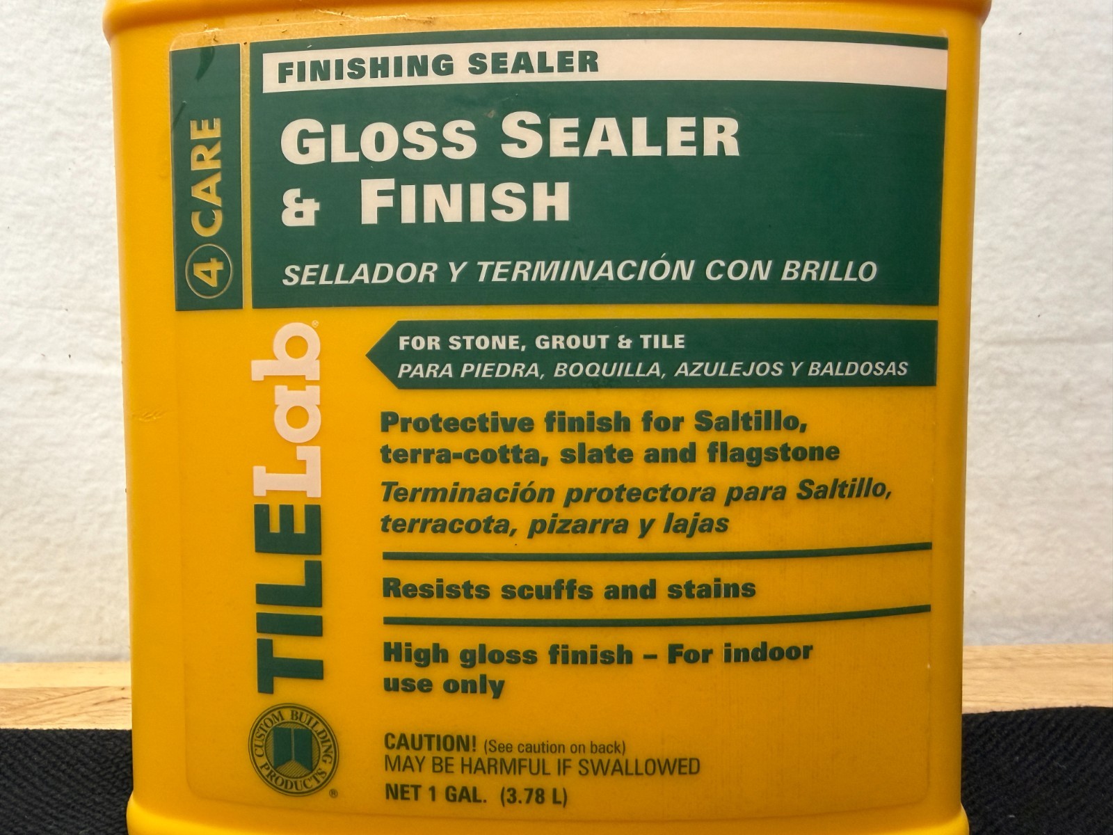 Tile Labs Finishing Sealer, Gloss Sealer & Finish, 1 Gal (76329) – New