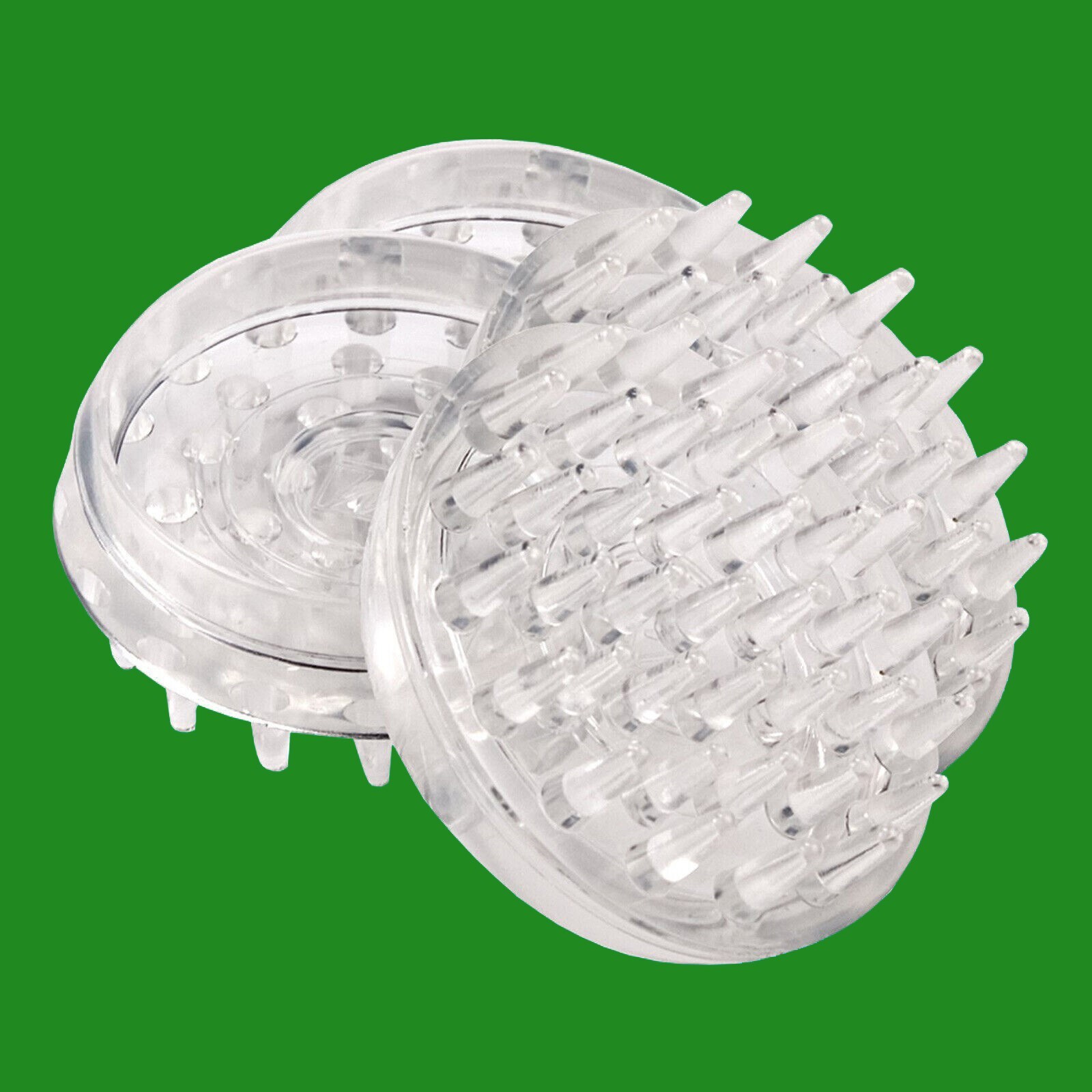 24x 45mm Clear Spiked Castor Cup Anti Slide Floor Carpet Furniture Protector