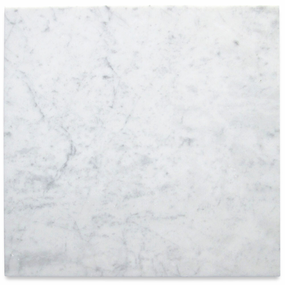 C46H 24×24 Carrara Marble Floor Honed Tile Venato Bianco White Carrera