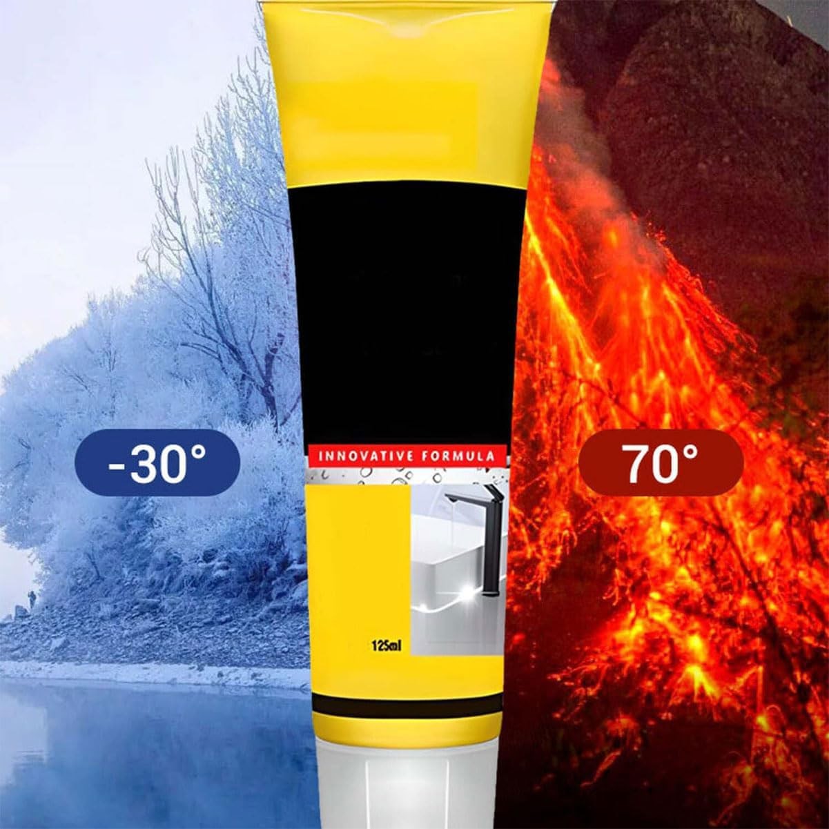 Multifunctional Waterproof White Caulk with Scraper, Waterproof Caulk Sealant