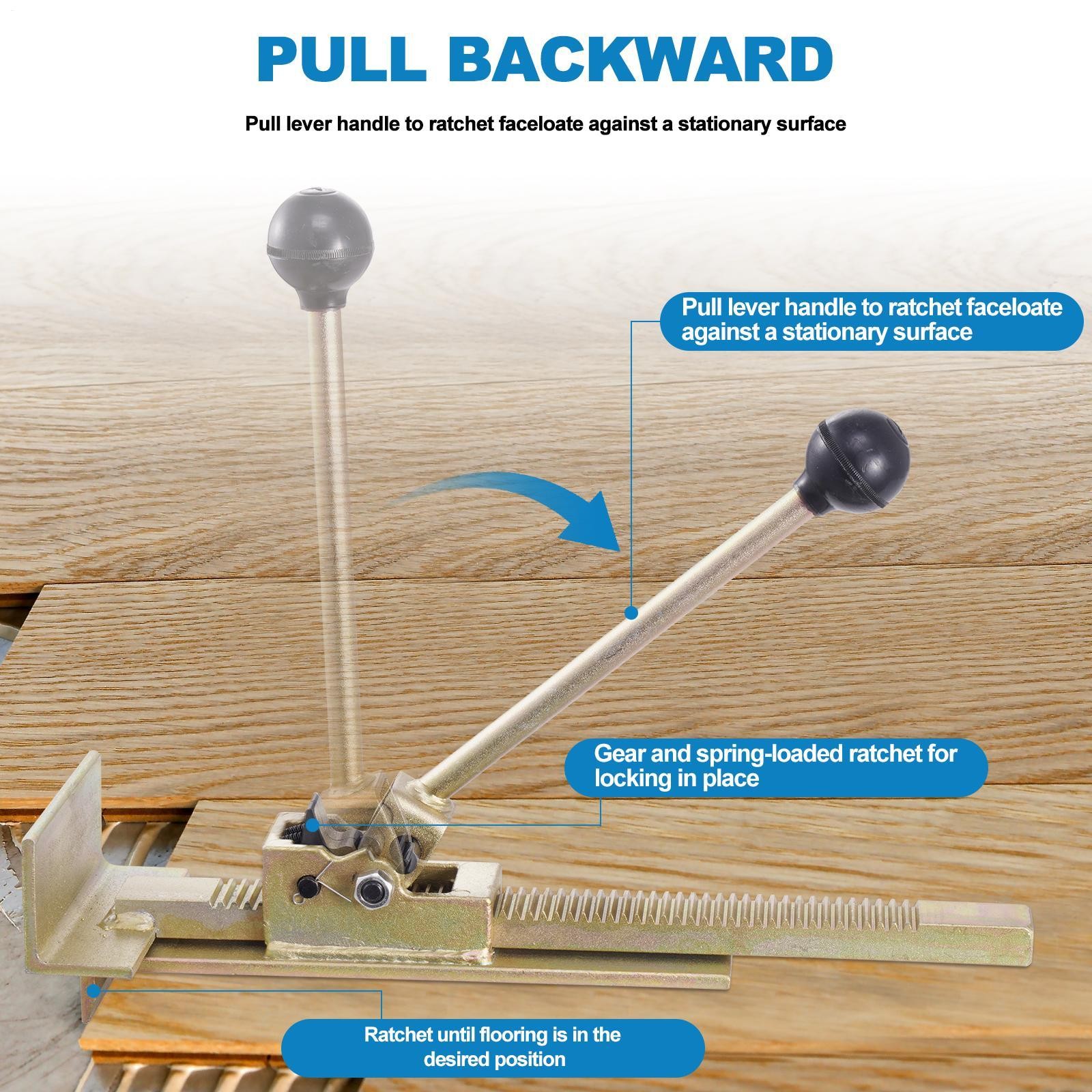 Professional Flooring Jack for Laminate Flooring Installation Hard Wood Straight
