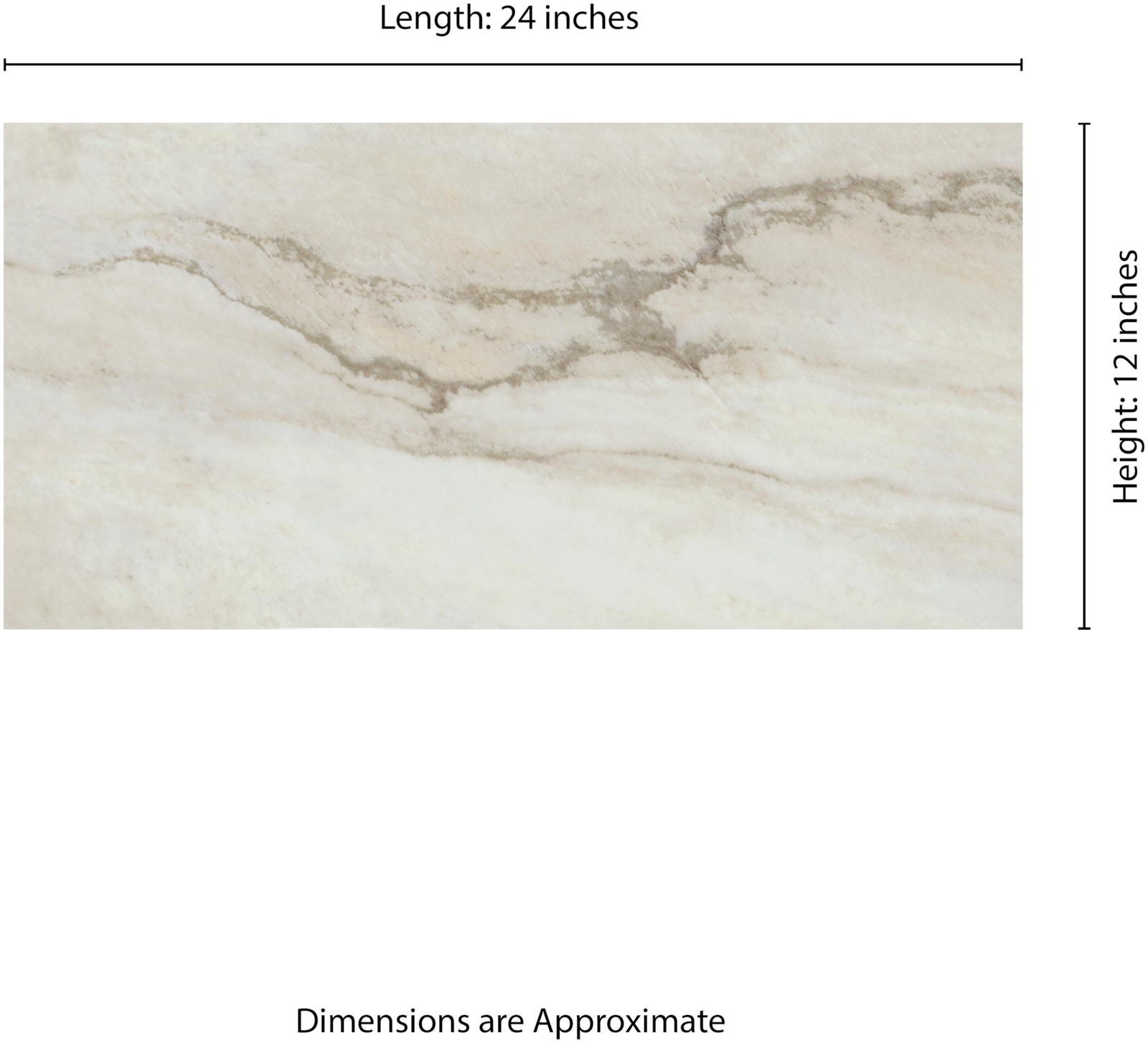 Ackland AKVGL12X24-2012-CA Brushwood 12″ x 24″ Smooth Vinyl – Caimbella