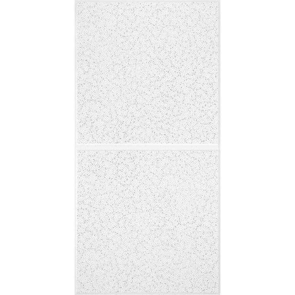 Drop Ceiling Tile 2 ft. x 4 ft. Fiberboard Commercial Spaces Acoustic 80 sq ft