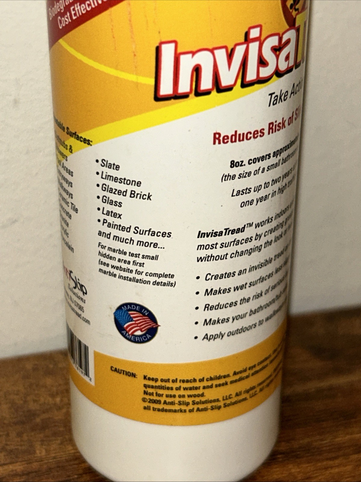 InvisaTread Slip-Resistant Surface Treatment – Set of 3 (75% Full)