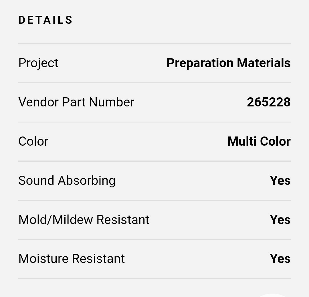 Vapor Barrier Flooring Underlayment for Laminate 100sqft 43″ x 24ft by Sentinel