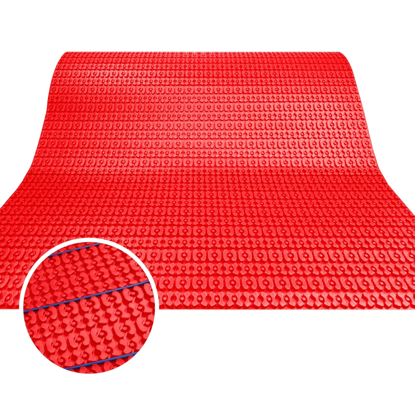 Uncoupling Membrane for Heated Floors with Integrated Cable Channels