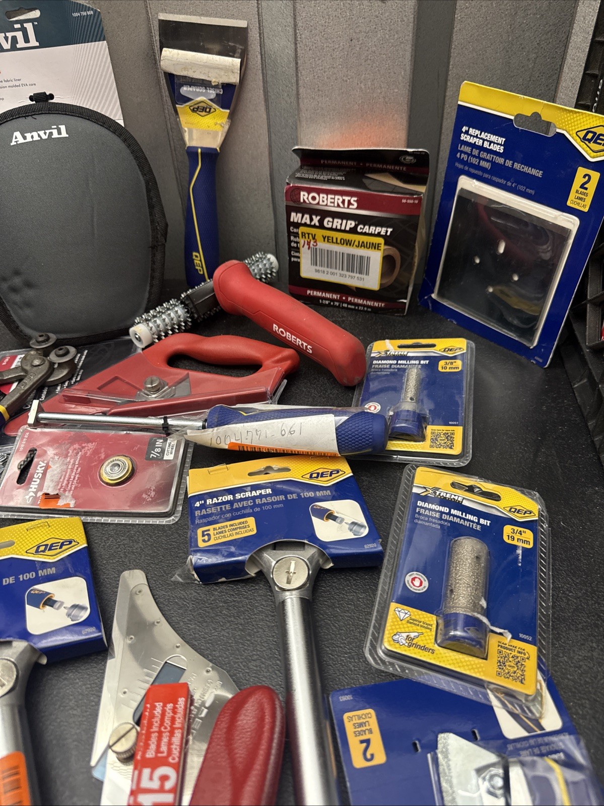 *Mixed Lot* QEP Tools Glass Tile Nipper, Grout Saw, Title Cutter, Striper Blades