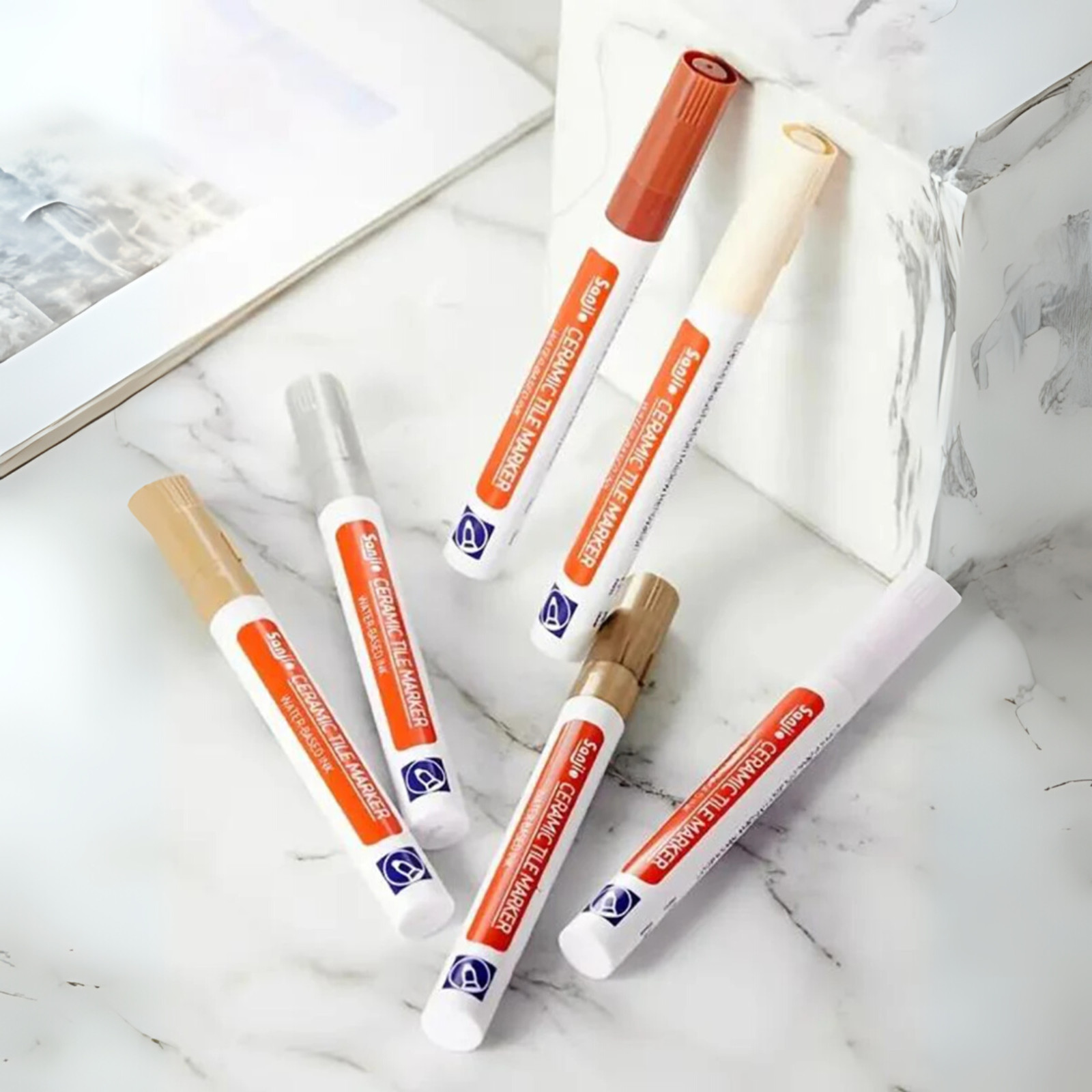 Grout Pen Waterproof Tile Gap Repair Paint Marker Mouldproof Filling Agents