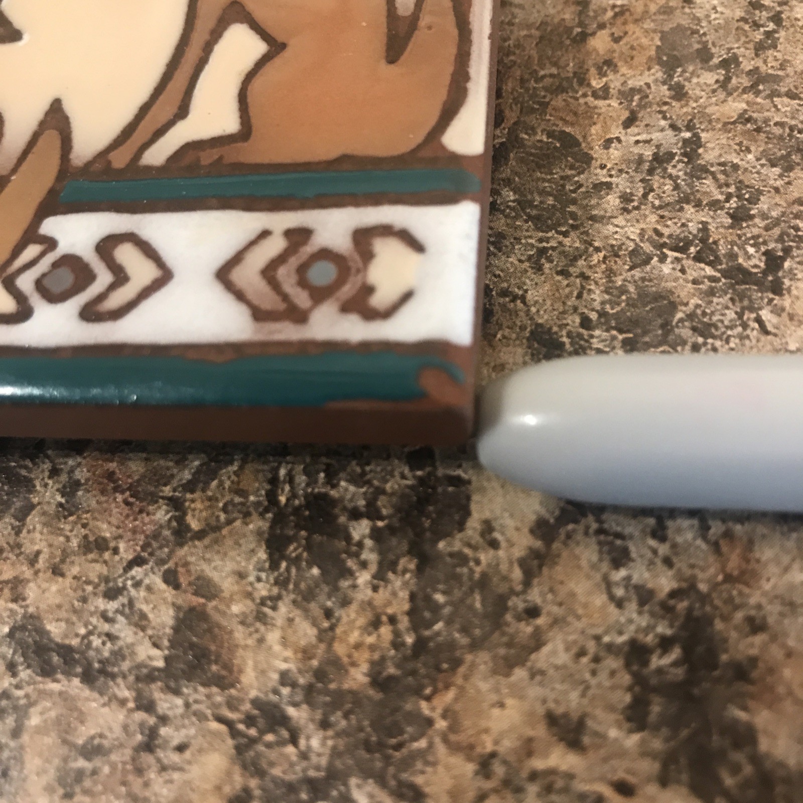 Vintage 1999 Earthtones the Serenading Coyotes Ceramic Terra Cotta 4″ x 4″ Tile