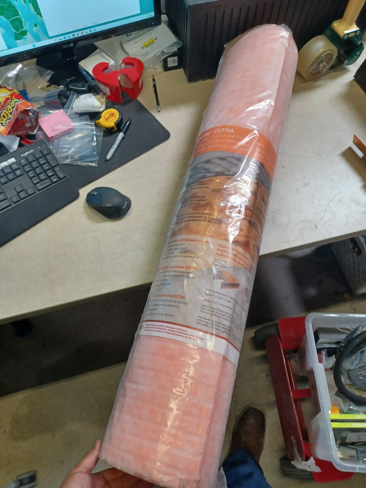 Schluter DITRA Uncoupling Membrane Roll – 54 SqFt ESR-2467