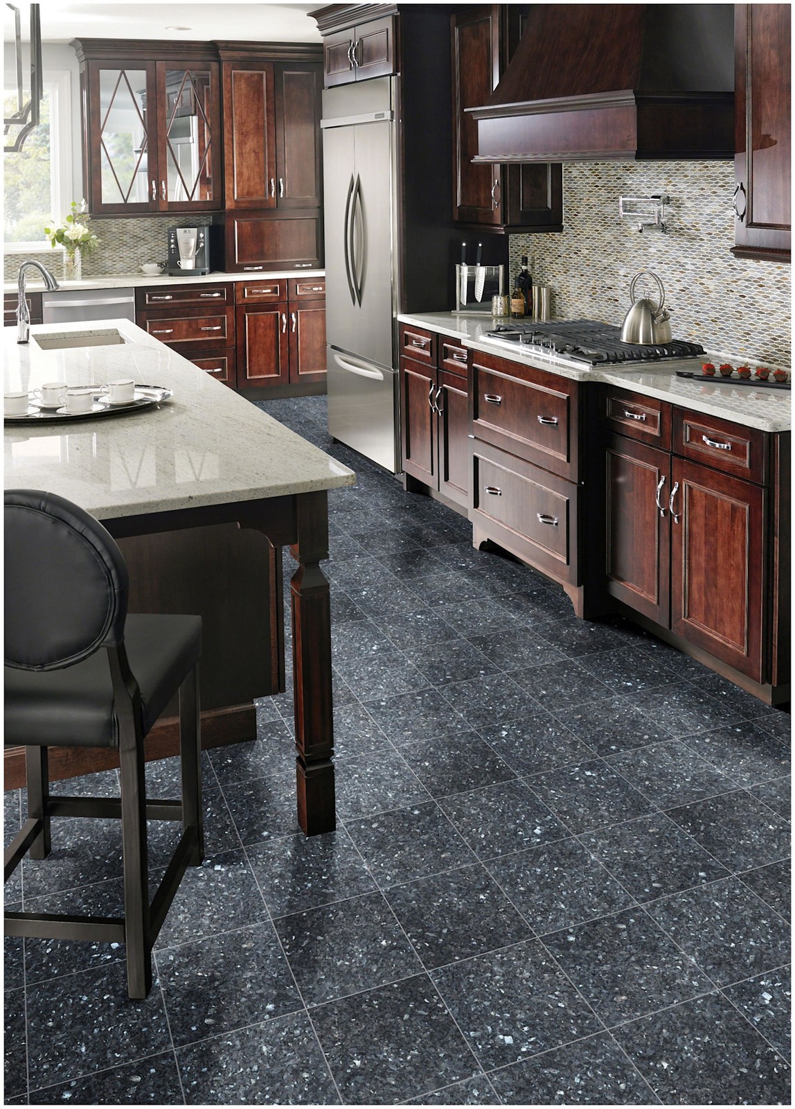 Ackland AKTGT12X12P-PL 12″ x 12″ Terrazzo Floor and Wall Tile – – Camara Snow