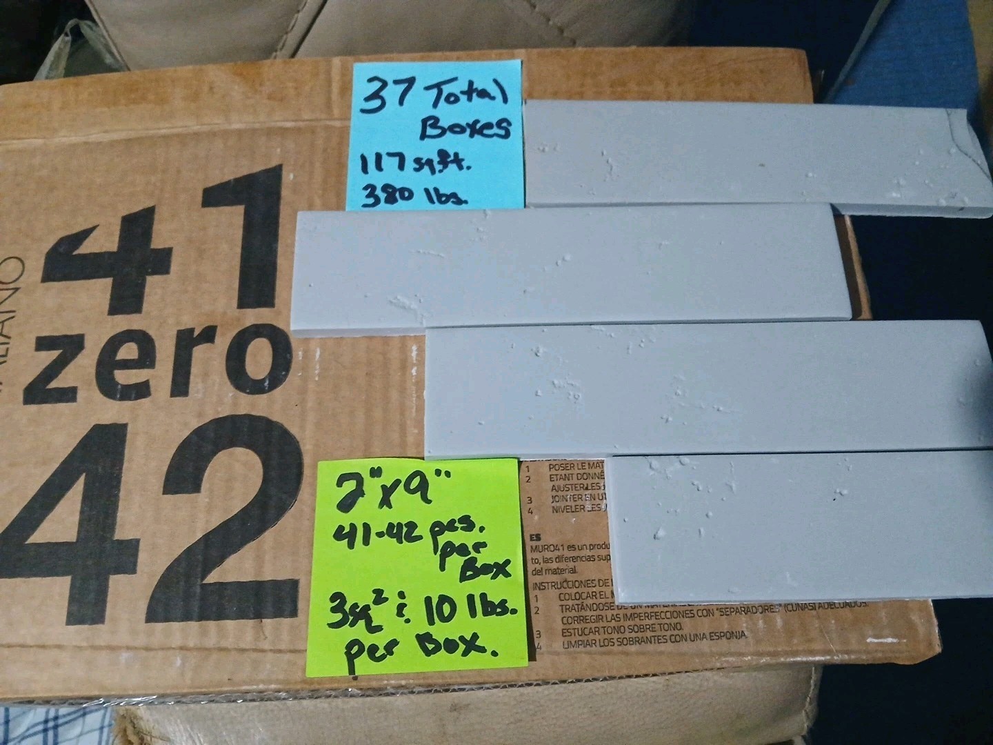 Progetto Italiano 41zero42 Ceramic Subway Tiles 2″x9″ Silver (6 boxes)