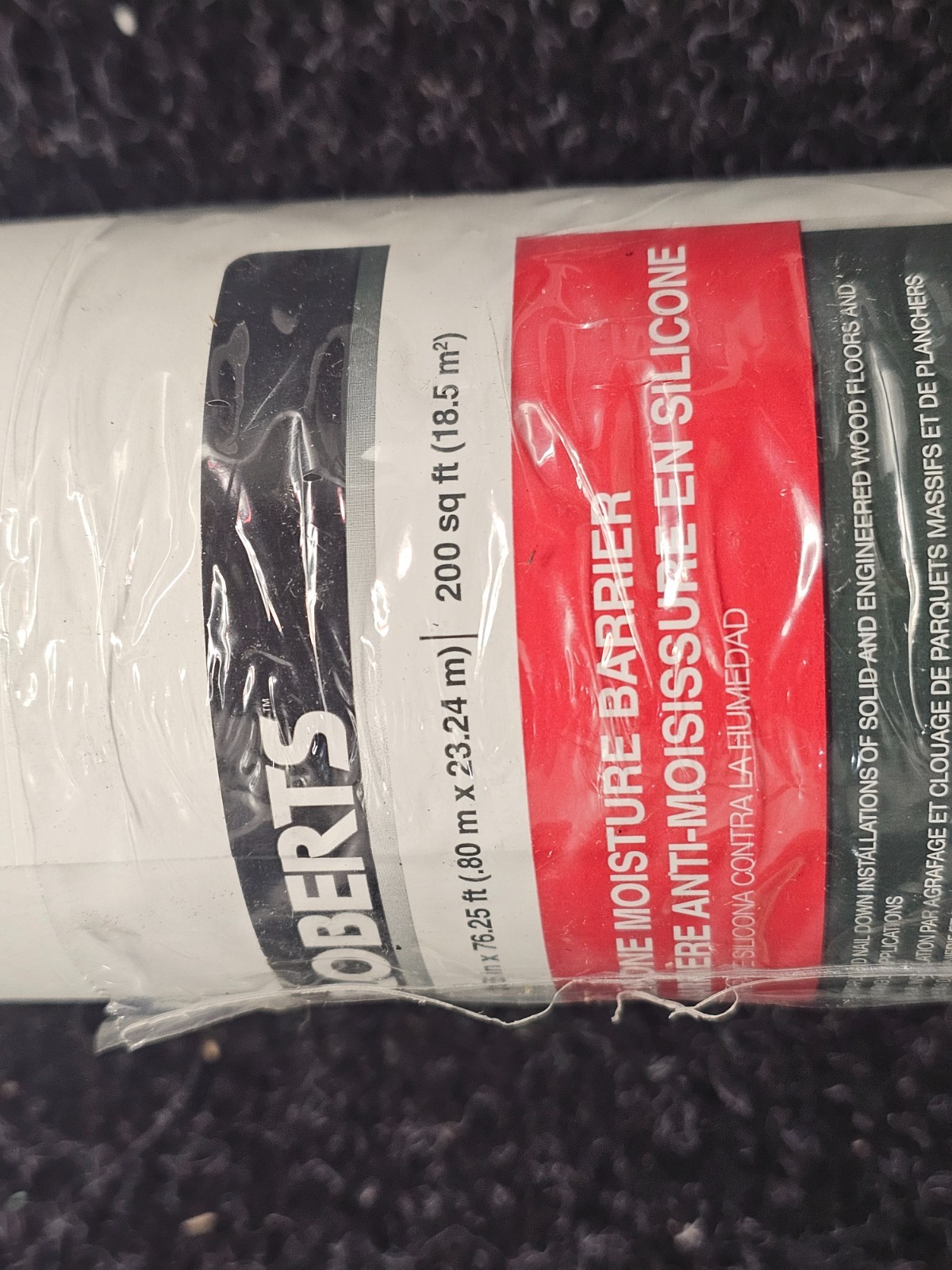 ROBERTS 70-198 31.5″x 76.25′ 6mil Silicone Moisture Barrier Underlayment