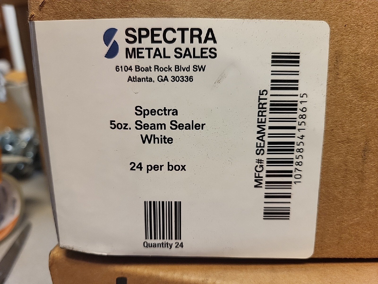 New Spectra Seam Sealer Sealant 5 oz White (Case Of 24)
