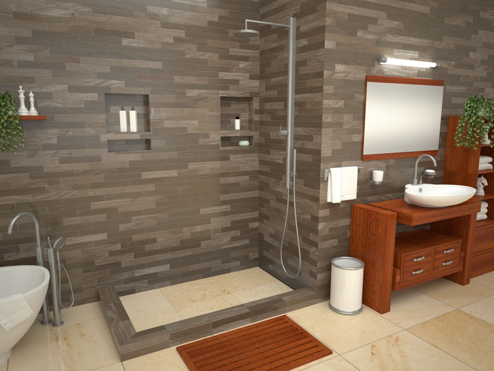 Tile Redi WF3248RDL-PVC-2.5 WonderFall Trench 32″ x 48″ – Tileable