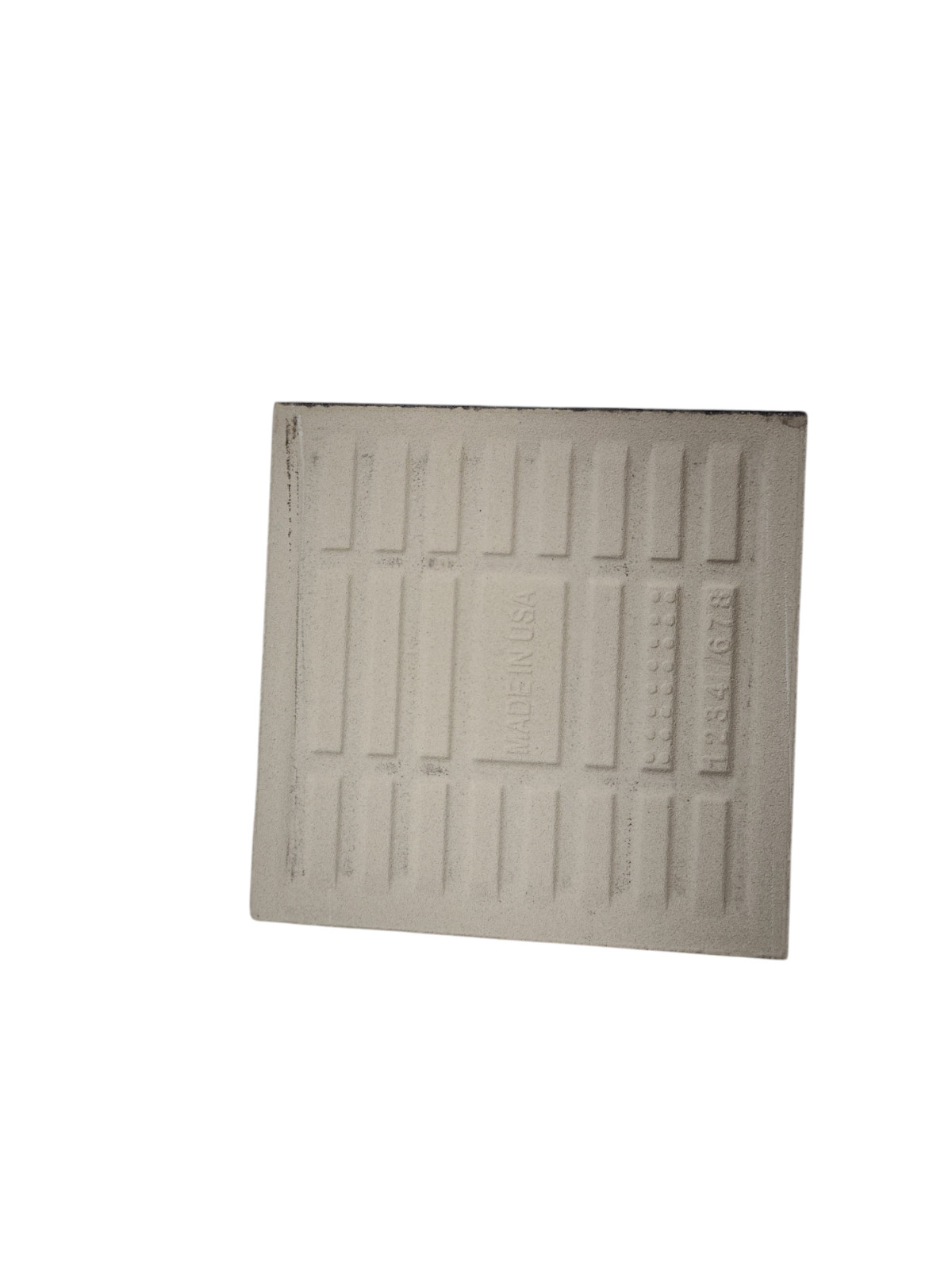 Dark Gray Ceramic Tile 4.25 in Subway Square Shower Backsplash Mid Century Grey