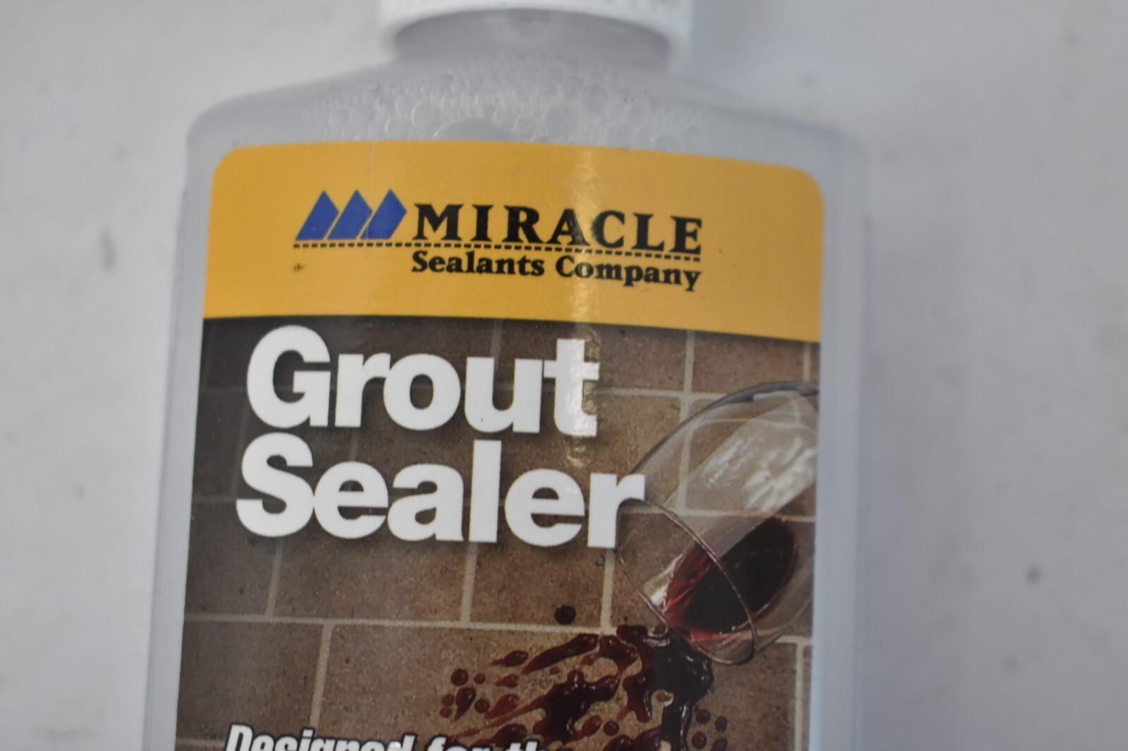 Miracle Sealants Grout Sealer Tile Joint Protector w Brush Tip 6oz Bottle
