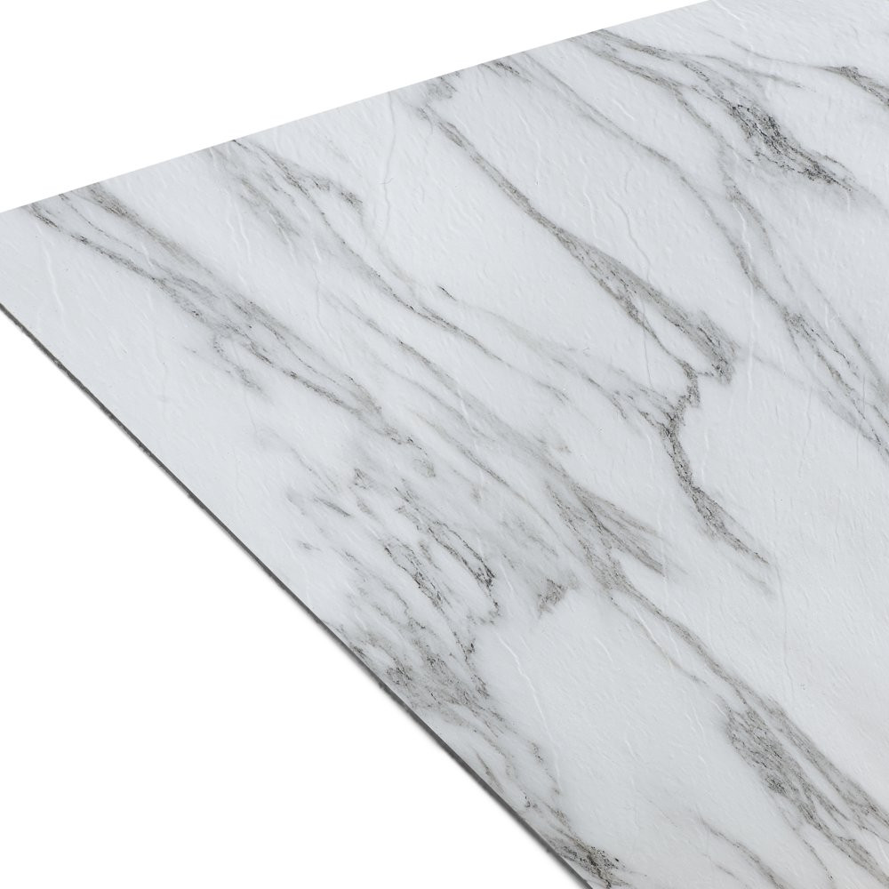 Self Adhesive Vinyl Floor Tile Nexus Bianco Marble 12X12 – 20 Tiles/20 Sq. Ft.