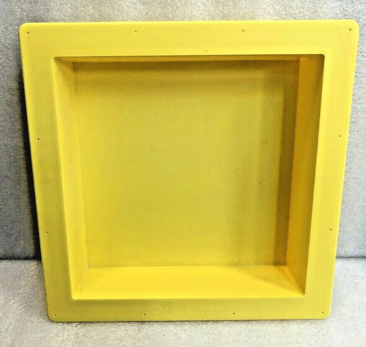 Yellow Duk Liner Shower Bath Niche Frame Plastic Tile Base 14″ x 14″ x 3.5″