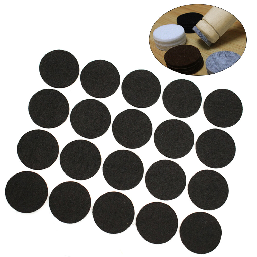 200PCS Round Felt Pads 2CM Diameter Floor Protector Pad for Chair Furniture