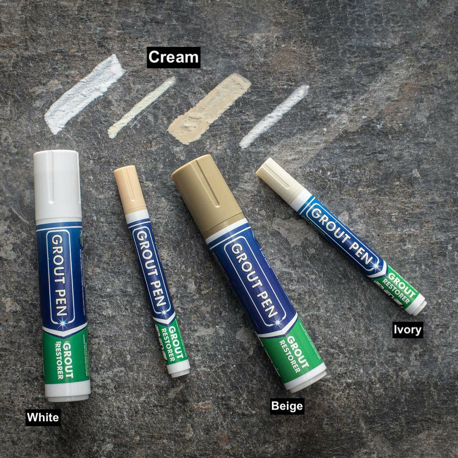 Grout Pen Yellow Cream Tile Paint Marker: Waterproof Tile Grout Pen – Wide Tip