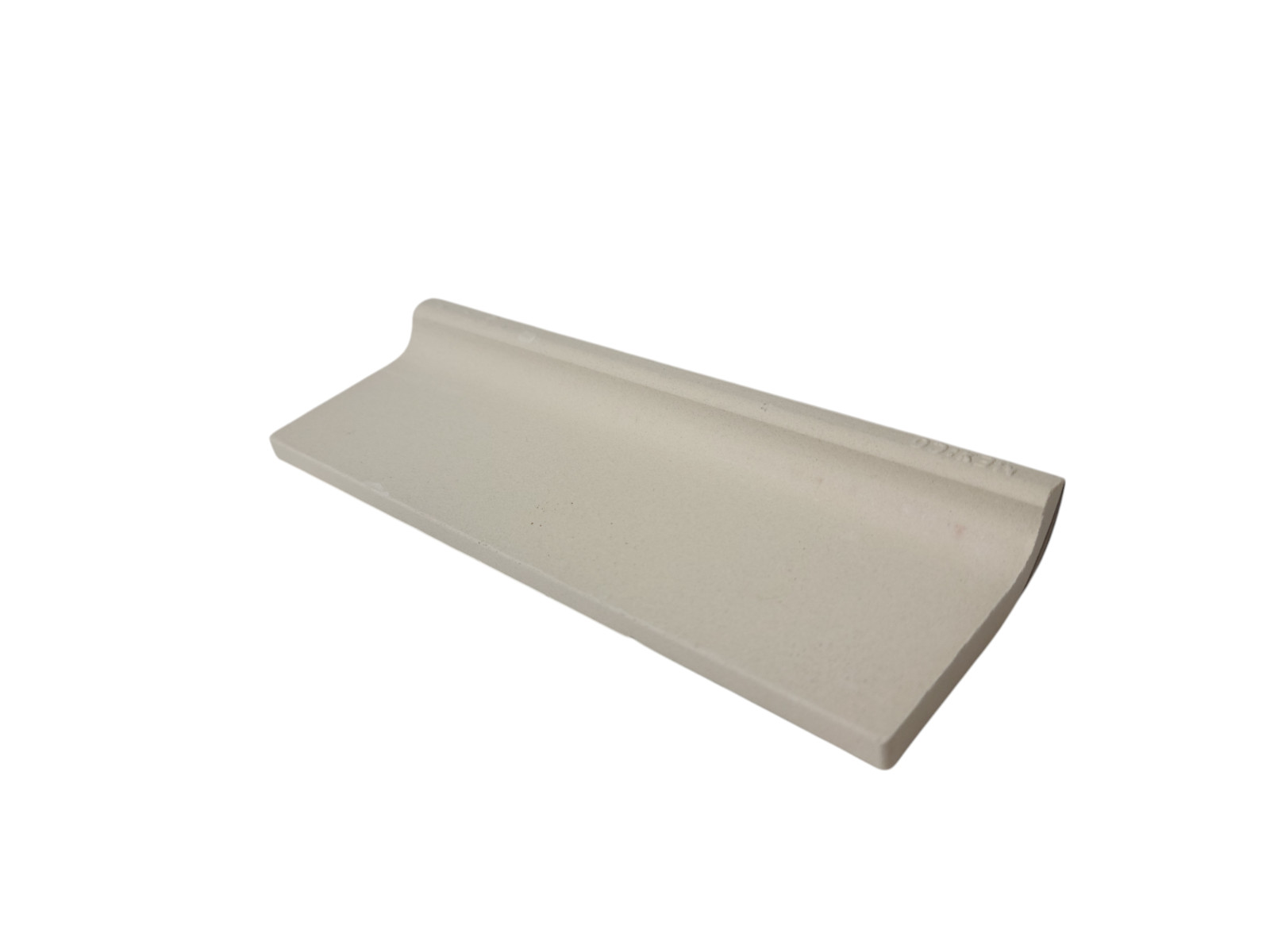 Brown Ceramic Tile Bullnose Mudcap Subway Edge Trim Vintage Mud Cap Curved Edge