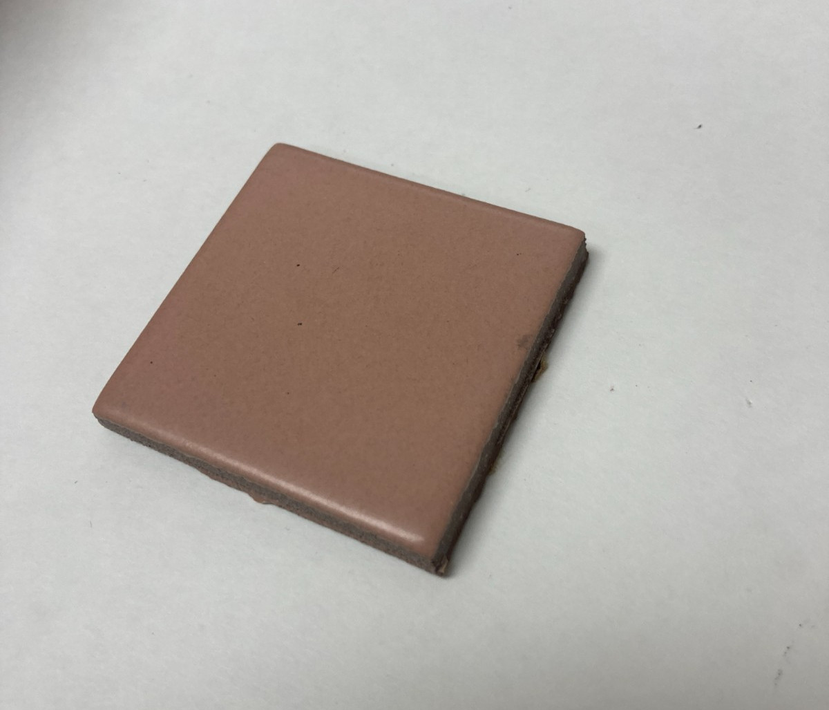 2×2 Tile Matte Pale Peach Meshed Wall Remodel Ceramic C#694-655 Sample