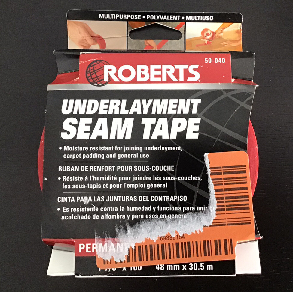 Roberts Underlayment Seam Tape Flooring Tool, Red 1-7/8” Wide, 50-040 SHIPS FREE
