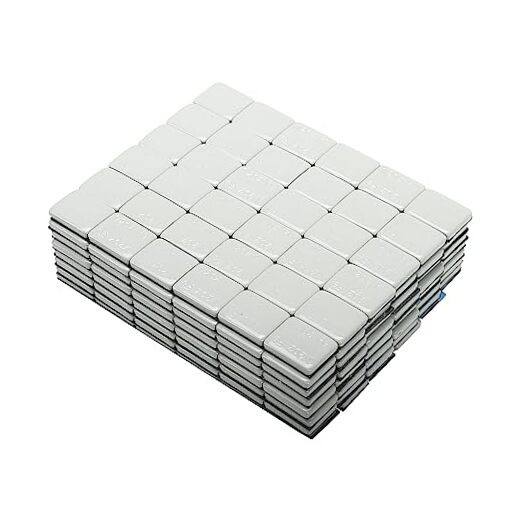 9 Lb. Box Wheel Weights- 0.5oz, 1/2 Oz. Stick On Adhesive 1/2 oz – 288pcs Grey