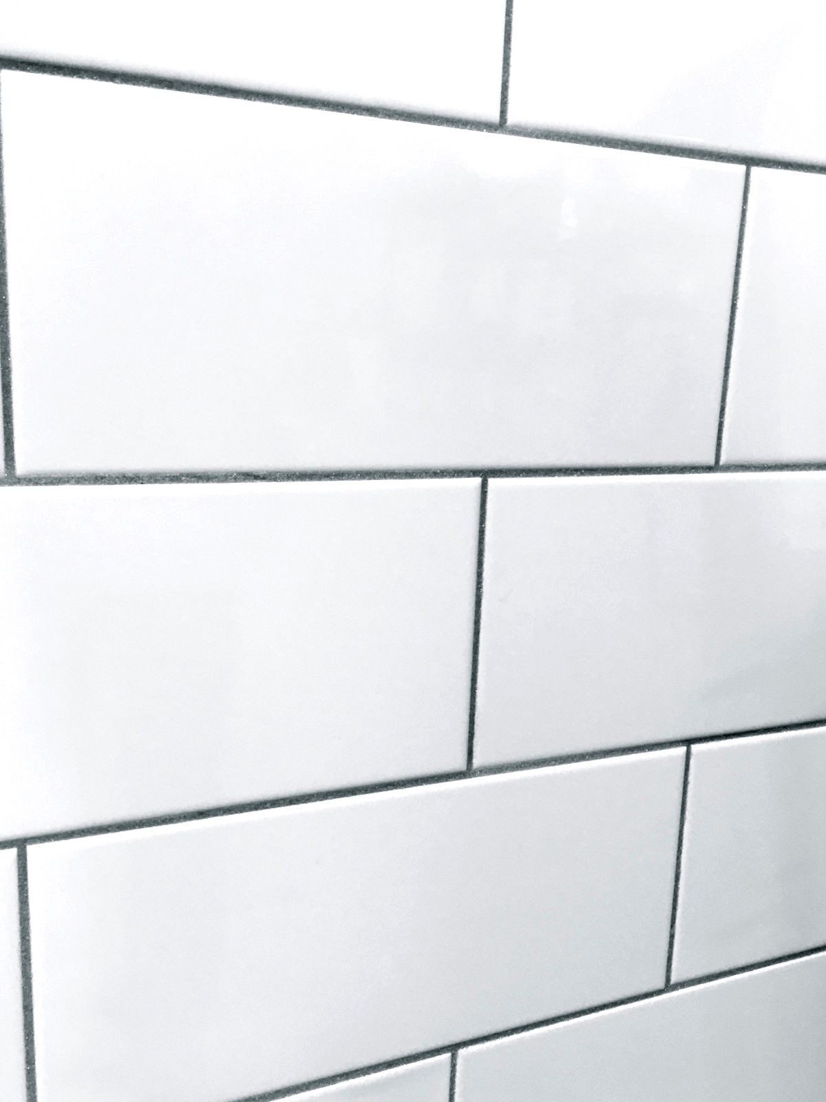 White 4×10 Straight Edge Shiny Ceramic Subway Tile Backsplash Wall (BOX OF 18)