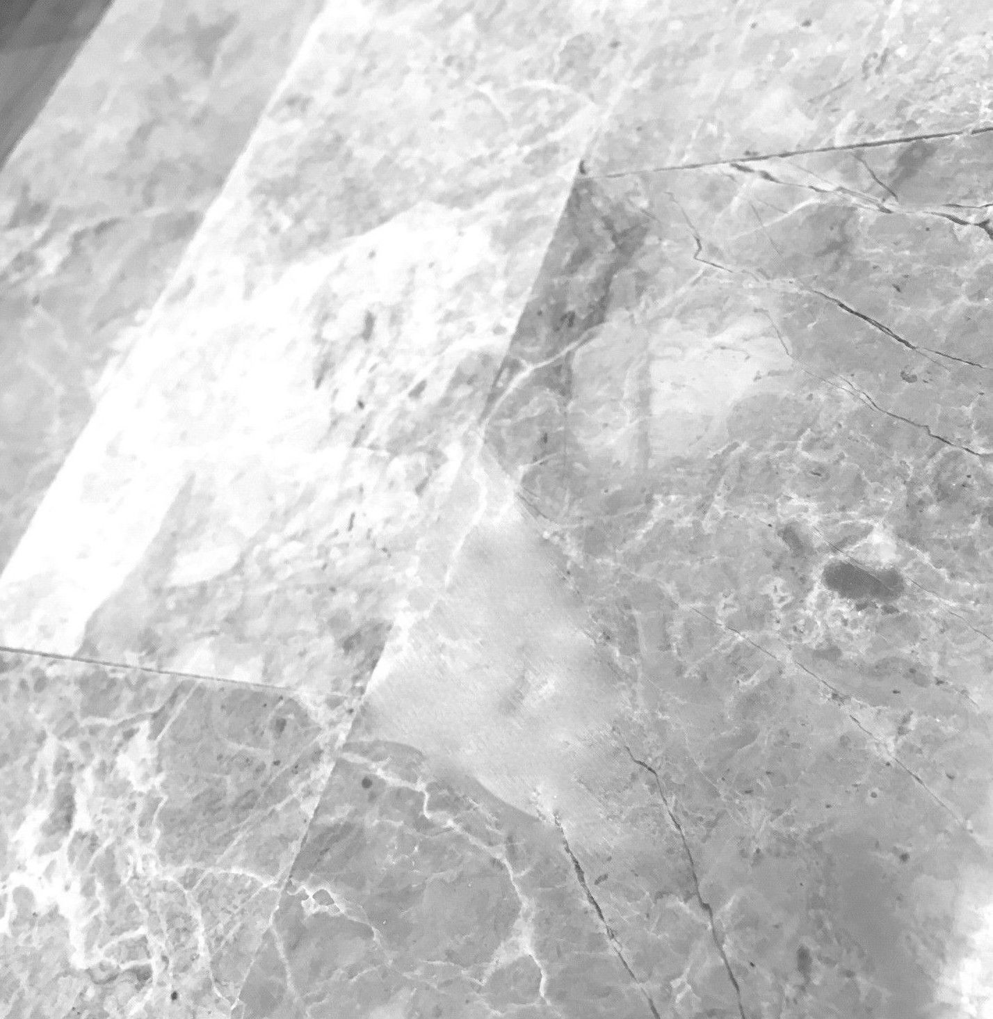 Gray 3×6 Subway Polished Marble Tile Backsplash Wall and Floor (Sold per piece)