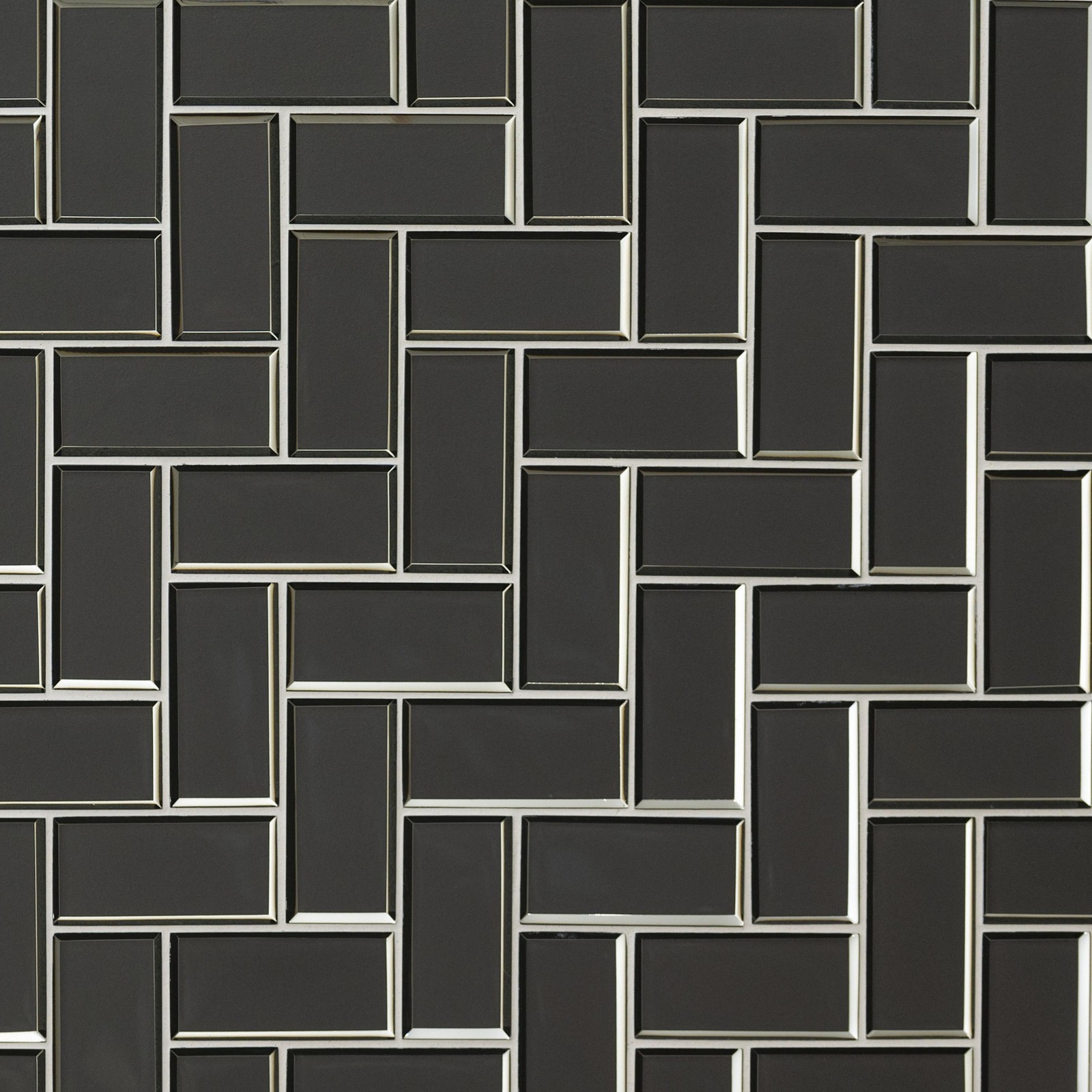 Ackland AKM-G-RI2X4BHB-CA Rivella – 12″ x 14″ Glass Herringbone – Sage Edge
