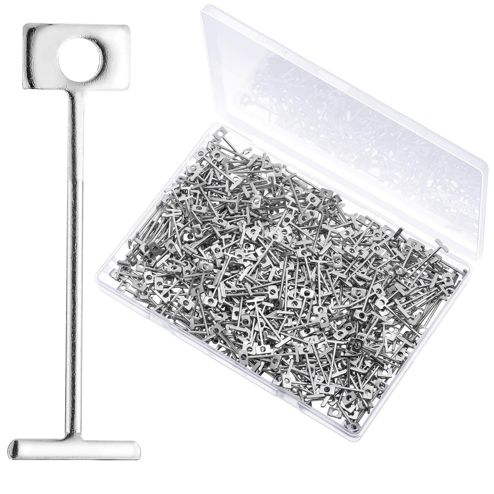 MorningRo 500pcs 1/16″ Replacement Steel Needles Tile Leveling System 1.5mm…