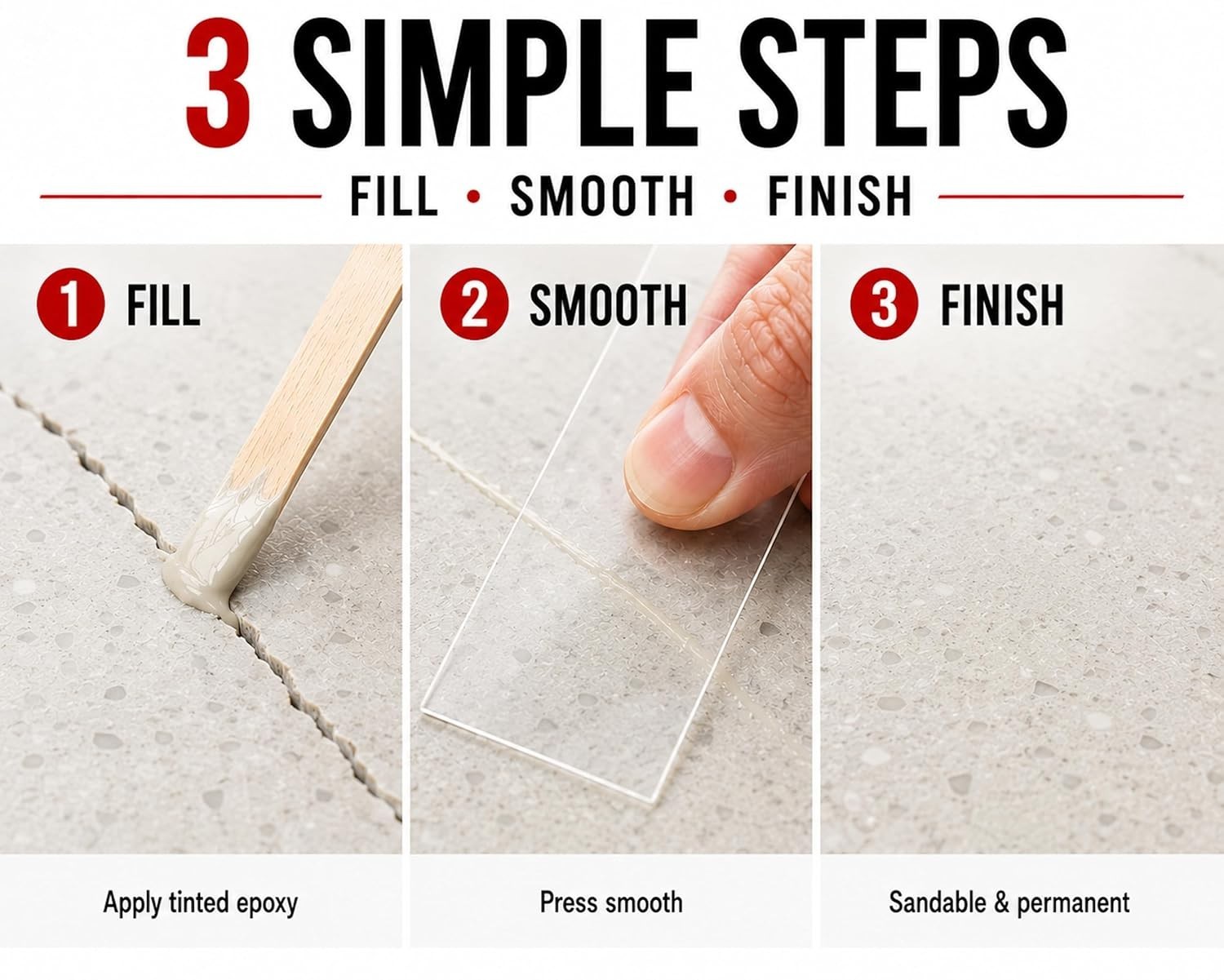 All-in-One 4 oz. Countertop Repair Kit with EZ-Tint for Seamless Color Matching