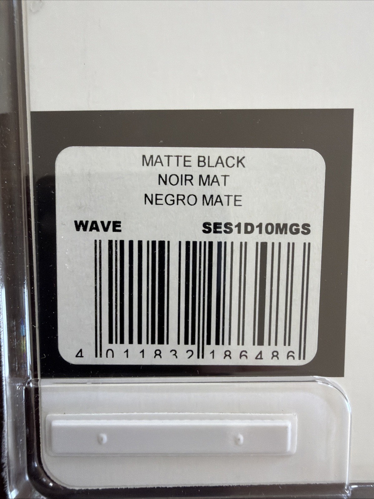 Schluter SHELF-E – Triangular Shower Corner Shelf – Matte Black – SES1D10MGS