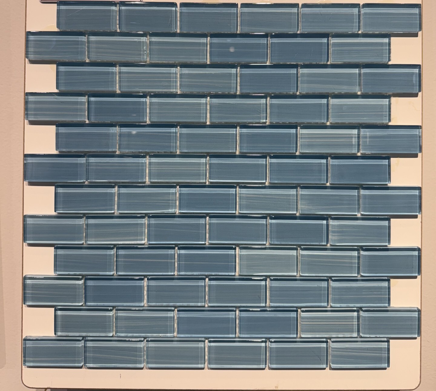 LM-2669 1×2 Seabrew Splash Glass Mosaic – 10 sheets